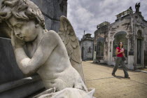 Recoleta CemeteryArgentinaHolidaysTourismTravelBuenos AiresSouth AmericaRecoleta CemeteryCemeterio de La RecoletaAngelStoneSleepMemorialDeathTombRemembranceRestPeace American Argentin...