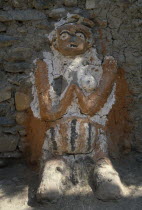 Circuit Trek. Female animistic protector deity in Kagbeni villageAsia Asian Nepalese Religion Religious animist