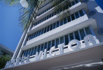 South Beach. Ocean Drive. The Hotel Victor exterior.American North America United States of America Beaches Resort Sand Sandy Seaside Shore Tourism