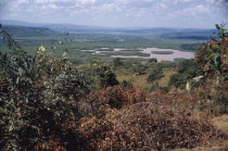 Swamp landscape 100km east of Kigali.