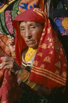 Portrait of a Cuna Indian woman
