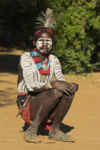 Karo man with face painting