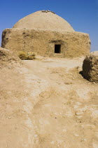 Shrine at No-Gonbad Mosque  Mosque of Nine Cupolas  also known as Khoja Piada or Masjid-e Haji Piyada  Mosque of the Walking Pilgrim  Dates to the early 9th Century A.D. Earliest Islamic monument iden...