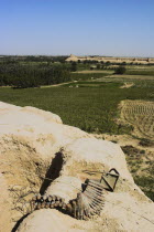 Ammunition left behind by the Taliban at Top-I-Rustam  Remains of 200ft high Buddhist Stupa now an army checkpoint