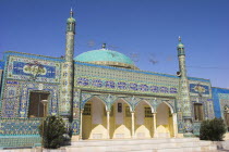 Shrine of Hazrat Ali  who was assissinated in 661 This shrine was built here in 1136 on the orders of Seljuk Sultan Sanjar  destroyed by Genghis Khan and rebuilt by Timurid Sultan Husain Baiqara in 1...