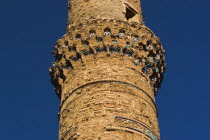 The Mousallah Complex  MinaretOne of several minarets in this complex  this one stands by Gaur Shad s Mausoleum with a mortar hole in it   another one also near the mausoleum is partly destroyed and...