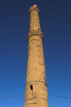 The Mousallah Complex  MinaretOne of several minarets in this complex  this one stands by Gaur Shad s Mausoleum with a mortar hole in it   another one also near the mausoleum is partly destroyed and...
