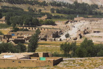 Remains of bazzar which was destroyed by the Taliban