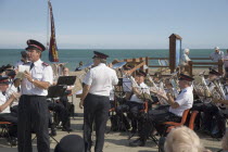 The Salvation Army band playing on the seafront