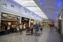 Interior of Churchill Square shopping centre mall.