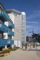 Ropetackle housing development on the banks of the river Adur. A regenerated brownfield former industrial area.