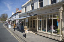 Exterior of Teddys cafe restaurant in East Street.