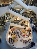 Interior of Selfridges department store in the Bullring shopping centre.