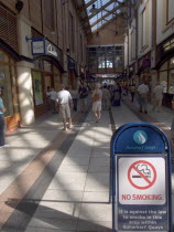 No Smoking sign in the Gunwharf Quays shopping complex