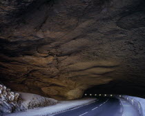 Grotte du Mas d Azil drive through cave.  North entrance.