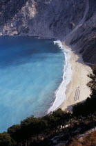 View over Mirtos beach.