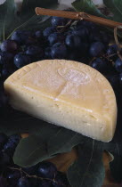 Tremosine cheese and grapes used in locally produced Bardolino wine.