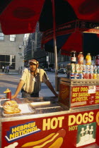 Hot Dog stall and vendor