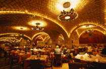 USA, New York, New York City, Interior of the Oyster Bar at Grand Central Station.