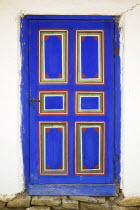 Door of building  Muzeul National al Satului Dimitrie Gusti  Ethnographic Village Museum