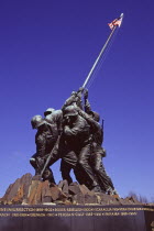 United States Marine Corps War Memorial  Iwo Jima Memorial. Washington DC  Arlington Cemetary