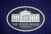 White house sign and logo  Press Room  The White House  Pennsylvania Avenue