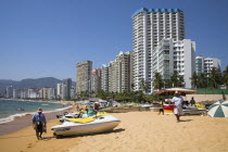 Condominiums and hotels beside beach