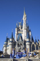 Walt Disney World Resort. Performers on stage in front of Cinderella s Castle in the Magic Kingdom.TravelTourismHolidayVacationExploreRecreationLeisureSightseeingTouristAttractionTourDesti...