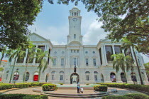 VIEW OF THE VICTORIA THEATRE AND CONCERT Hall.The complex started off with the building of a town hall in 1862. Built during an era of Victorian Revivalism was occurring in Britain  its design reflec...