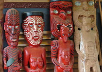 MAORI CARVINGS AT THE NEW ZEALAND MAORI ARTS AND CRAFTS INSTITUTE TE PUIA  Antipodean Oceania