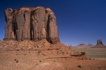 The Mittens seen from North Window viewpoint on the drive