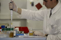 Sports Council Lab testing urine samples