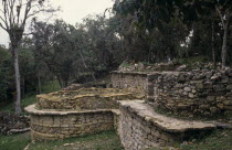 Kuelap Fortress ruins  Chachapoyas culture also known as the Cloud Forest People.  Site discovered 1843.  Remains of stone terraces.