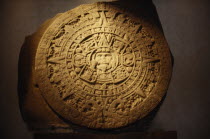 Twenty two ton Aztec calender stone in the National Anthropological Museum.