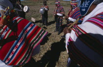 Kopancara.  Fiesta de la Cruz.  Musicians playing pipes and drums.
