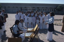 Girls school orchestra.