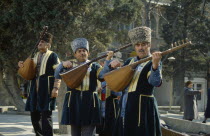 Traditional musicians playing at Novruz Feast.