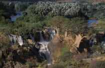 Epupa Falls waterfall situated on the northern border with Angola.