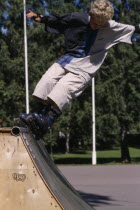 Boy on ramp