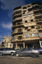 War damaged flats.