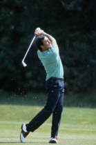 Seve Ballesteros taking a swing