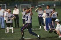 British Airways team playing in the World Corporate Games in London 1992.