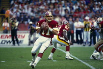 Quaterback about to throw ball during match atWembley Stadium  London England.