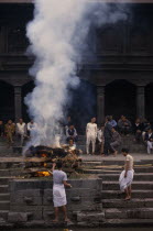 Hindu cremation at Pashpatinath temple.Asia Asian Nepalese Religion Religion Religious Hinduism Hindus