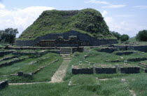 Sirkap shrine of two headed eagle ruined remains.