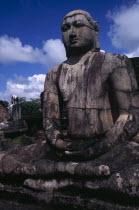 The Vatadage. Seated Buddha statue within the quadrangleAsia Asian History Llankai Religion Sri Lankan