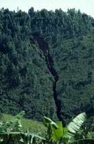 Burundi, Gully erosion due to deforestation.,