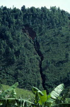 Burundi, Gully erosion due to deforestation.,