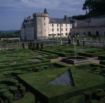 Villandry Chateau with 2rd Ornamental Garden