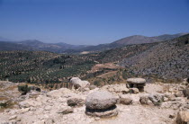 View over countryside from Royal Palace ruins